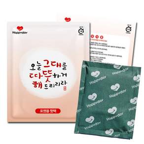 해피데이 포켓용 핫팩 100g, 50개