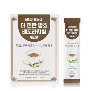 국산 배도라지청 어린이 배도라지 발효 도라지 생강 진액 농축액 유아 키즈 도라지청 스틱, 200g, 1개