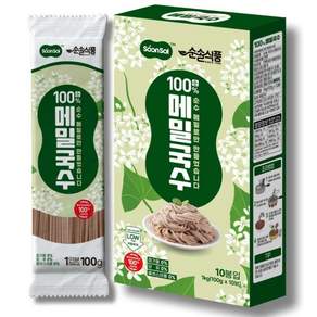 순솔 100% 메밀국수 제로나트륨 설탕없는면, 1박스, 1kg