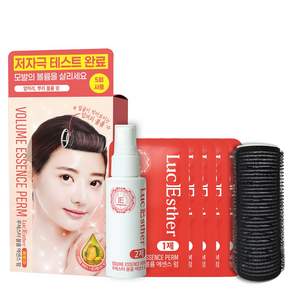 루체스터 볼륨 에센스 셀프 앞머리 볼륨 펌( 5회사용), 1개, 볼륨 에센스 펌 1세트, 100ml