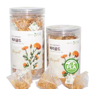 지구마을 옥수수전분 생분해필터 PLA 메리골드 허브티백차, 50개입, 1개, 600mg