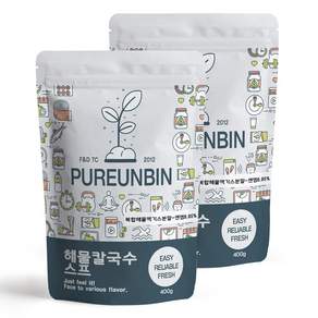 푸른빈 해물 칼국수 스프, 2개, 400g