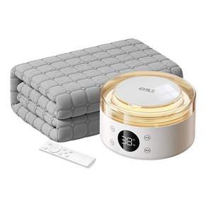 [SMTONE] YANGZI 스마트 침대용 거실용 무소음 온수매트 3초쾌속가열 스마트항온 전기매트 물순환 전기담요, 90*180cm, 기계버전