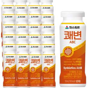 (대영) 파스퇴르 쾌변 요구르트 ABC, 24개, 150ml