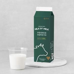[밀크온밀크] 무항생제인증 전용목장 우유 900mL, 4개
