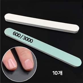 애니데코 네일 샤이닝 파일 버퍼 GRIT 600/3000, 10개