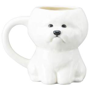 썬아트 머그컵 도자기컵 340ml 먼치킨 / 비숑, 1.머그컵, 1개