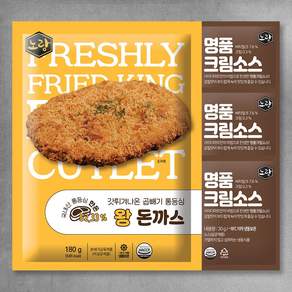 노랑갓튀겨나온 곱빼기돈까스, 180g, 10개