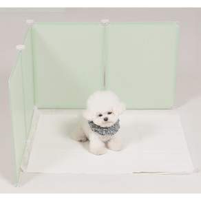 밍글펫 반려동물 울타리 화장실 푸푸 롱 파티션, 그린 8P, 8개