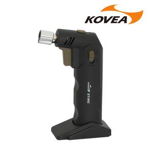 [2025년 신상품]코베아 스팅 충전 가스토치 KTS-2506 액화방지 다용도 불맛 직화, 1개, 블랙