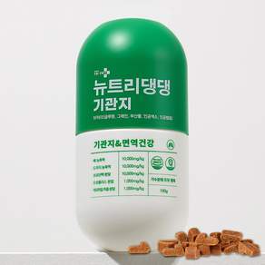뉴트리댕댕 강아지 기관지영양제 기관지협착증 강아지 켁켁거림 기침 호흡기, 호흡기/기관지, 1개