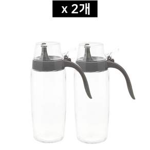 시노글라스 원터치 오일병 클로에 다크그레이 500ml 2개