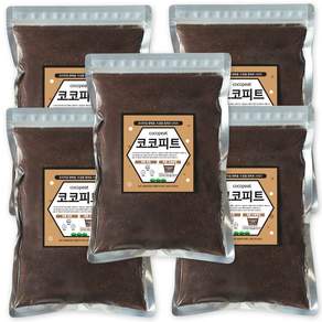 세경팜 코코피트 달팽이흙, 2L, 5개