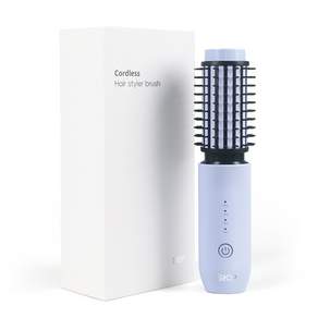 SKP 무선 미니 뿌리 볼륨 빗 고데기/ 웨이브펌 C컬/ 여행 출장 외출 휴대용/ 모발 보호 간편/ 4단 온도조절 음이온 봉 고데기, K-102PU