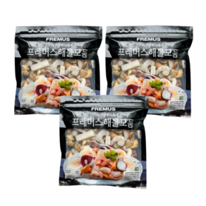 맛꾼 간편한 해물 모듬, 3개, 400g