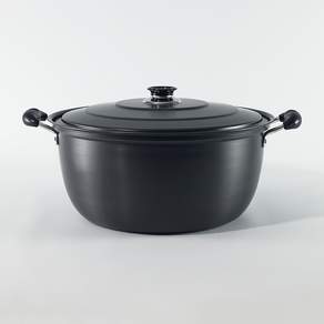 바른부엌 국산 경질국솥 업소용냄비 곰솥 큰냄비, 46cm, 1개