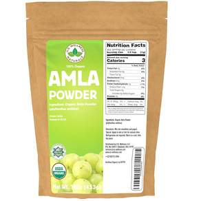 유기농 인도산 암라 파우더 Amla Powder (Amalaki) 453g, 1개