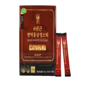 홍삼정스틱 6년근 면역홍삼정스틱 100포, 10개