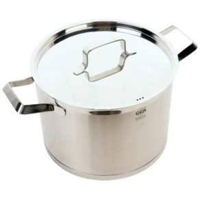 독일 GGS 프로피쿡 대용량 스테인레스 IH 곰솥 28cm 인덕션 등 전열원 사용가능 손잡이 뜨겁지 않은, 1개, 실버