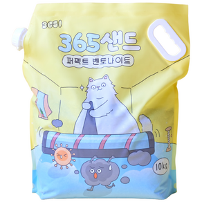3651 365샌드 퍼펙트 벤토나이트 고양이 모래, 1개, 10kg