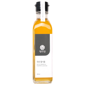 [국산100%] 신선한 들기름 황금빛 은은한 고소함 통들깨 단 1회 착유, 1개, 180ml