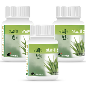 상쾌한변장 알로에센스99 240정, 3개, 74.4g