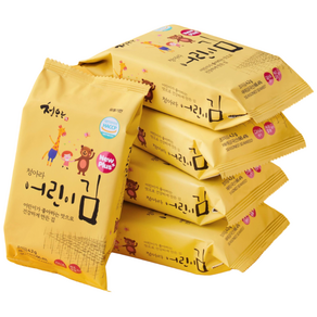 청아라 뉴플러스 어린이김 (4.2g) 아기김 어린이반찬 유아용반찬 DHA 해조류 첨가, 4.2g, 12개