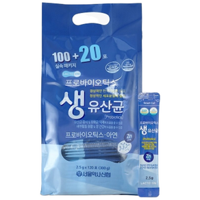 락토온 프로바이오틱스 생유산균 120포, 300g, 1개