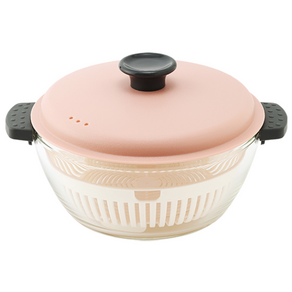 락앤락 간편요리 유리 캐서롤, 1.5L분홍, 1개