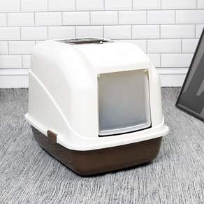 펫토리아 스마트 후드형 고양이 화장실 LB-04, 브라운, 1개