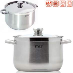 러브송 스타일 통3중바닥 스텐 곰솥 냄비 (인덕션겸용) 스텐18-10, 곰솥32cm, 32cm