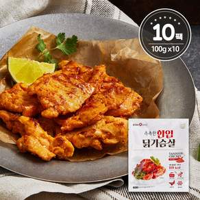 바디나인 촉촉한 한입 닭가슴살 탄두리맛, 100g, 10개