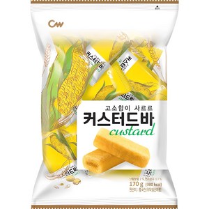 청우식품 커스터드바, 340g, 1개