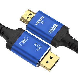 홈플래닛 DP to HDMI 4K TV 모니터 케이블, 1개, 1.5m