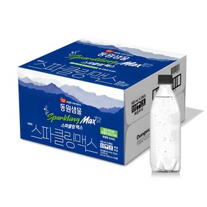 동원샘물 스파클링 맥스 탄산수 무라벨, 500ml, 20개