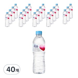 석수 국산생수, 500ml, 40개