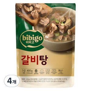 비비고 갈비탕, 400g, 4개