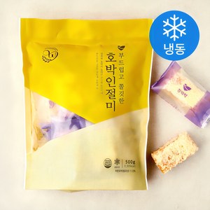 창억떡 부드럽고 쫄깃한 호박인절미 (냉동), 1개, 500g