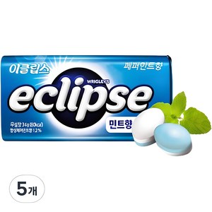 이클립스 페퍼민트향, 34g, 5개