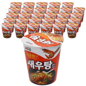 농심 새우탕 컵라면 소 67g, 30개