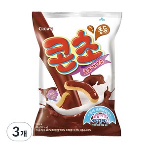 크라운 콘초 초코가나슈, 66g, 3개