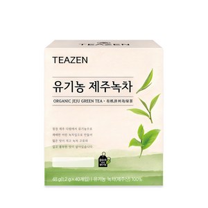 티젠 유기농 제주녹차, 1.2g, 40개입, 1개