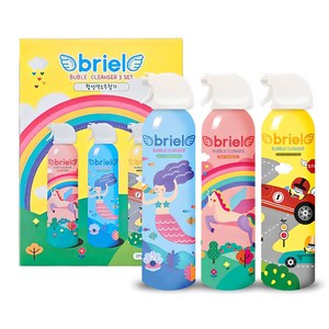 디보트브리엘 버블 클렌저 3종 세트 복숭아향 + 베리향 + 망고향, 600ml, 1세트