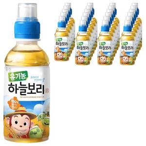 웅진 유기농 하늘보리차, 보리차, 200ml, 24개