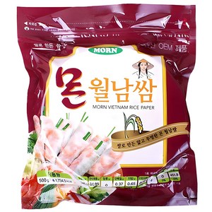 MORN 월남쌈 원형, 500g, 1개