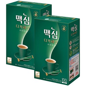 맥심 디카페인 커피믹스, 11.8g, 100개입, 2개