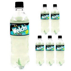 웰치스 제로 샤인머스캣, 6개, 600ml