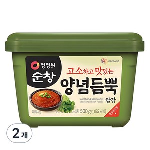 청정원 순창 양념듬뿍 쌈장, 500g, 2개