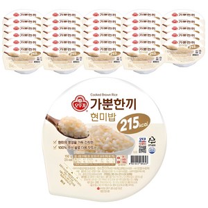 가뿐한끼 현미밥, 150g, 30개