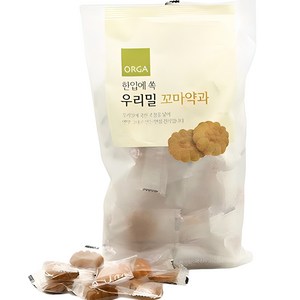 올가홀푸드 한입에 쏙 우리밀 꼬마약과, 400g, 1개